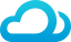 image of a blue cloud icon
